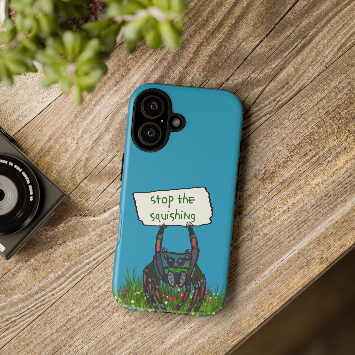 Funny Phone Case - Stop the Squishing