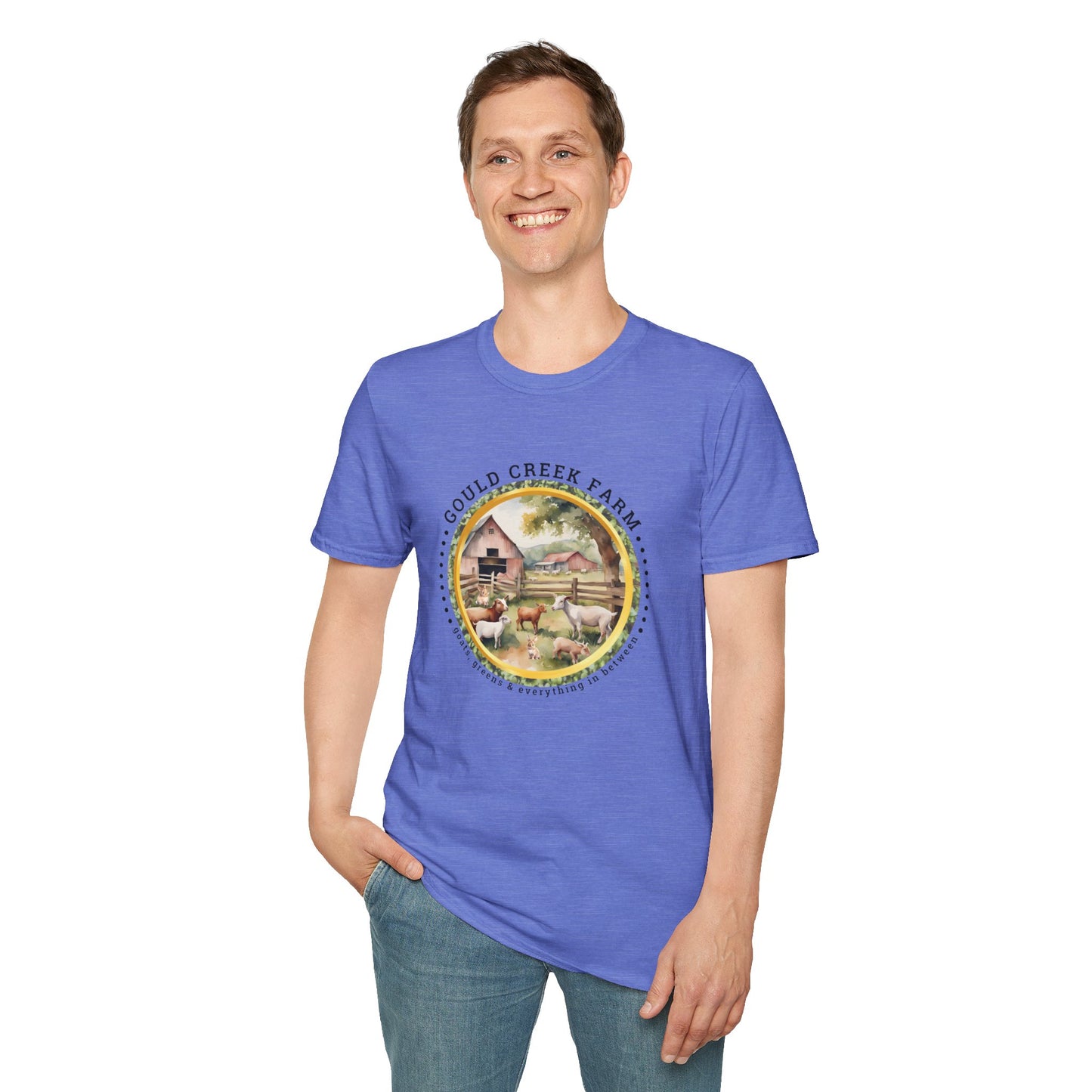 Gould Creek Farm Unisex Softstyle T-Shirt - Cozy Farmhouse Graphic Tee