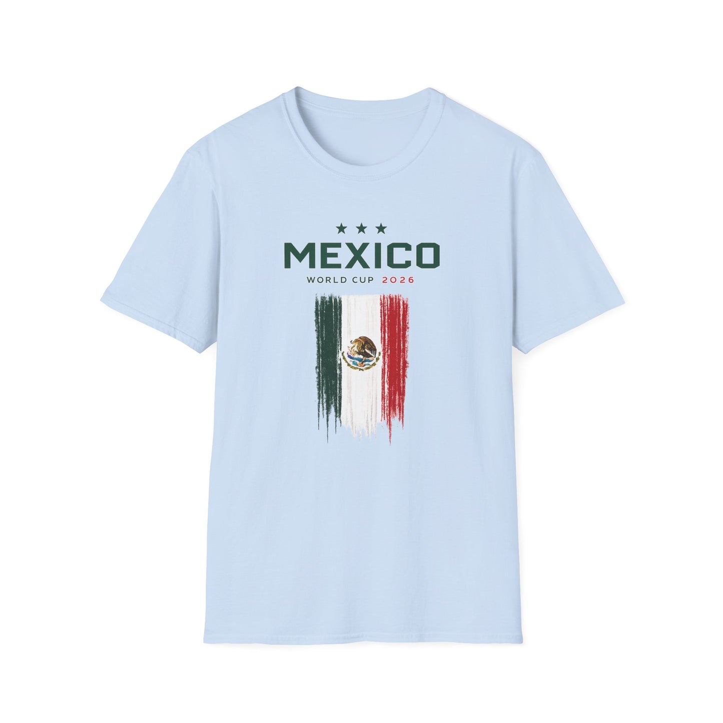 Mexico World Cup 2026 T-Shirt – Distressed Flag Soccer Tee