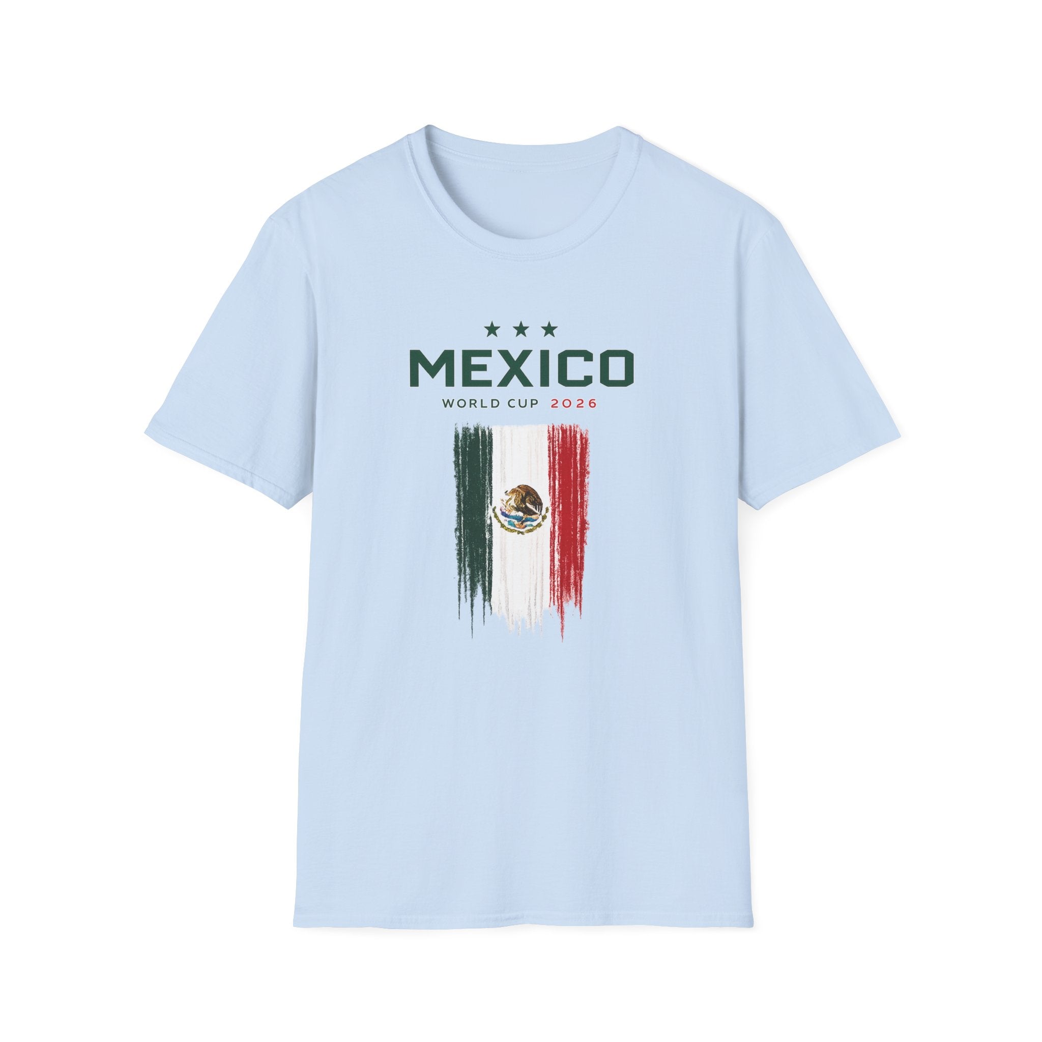 Mexico World Cup 2026 T-Shirt – Distressed Flag Soccer Tee