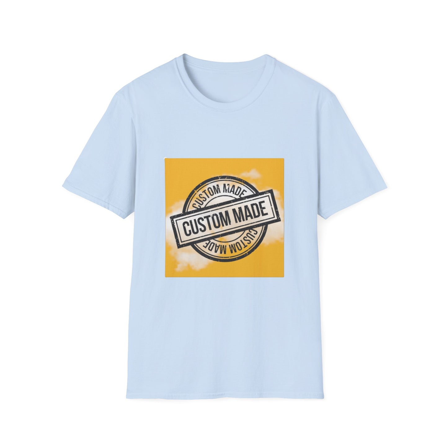 Your Design On a Tee One Side Only - Monster Unisex Softstyle T-Shirt