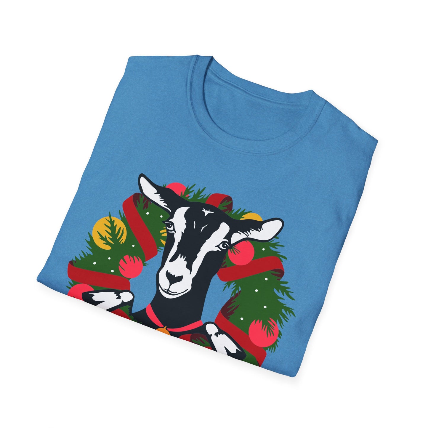 Goat Wreath - Unisex Softstyle T-Shirt