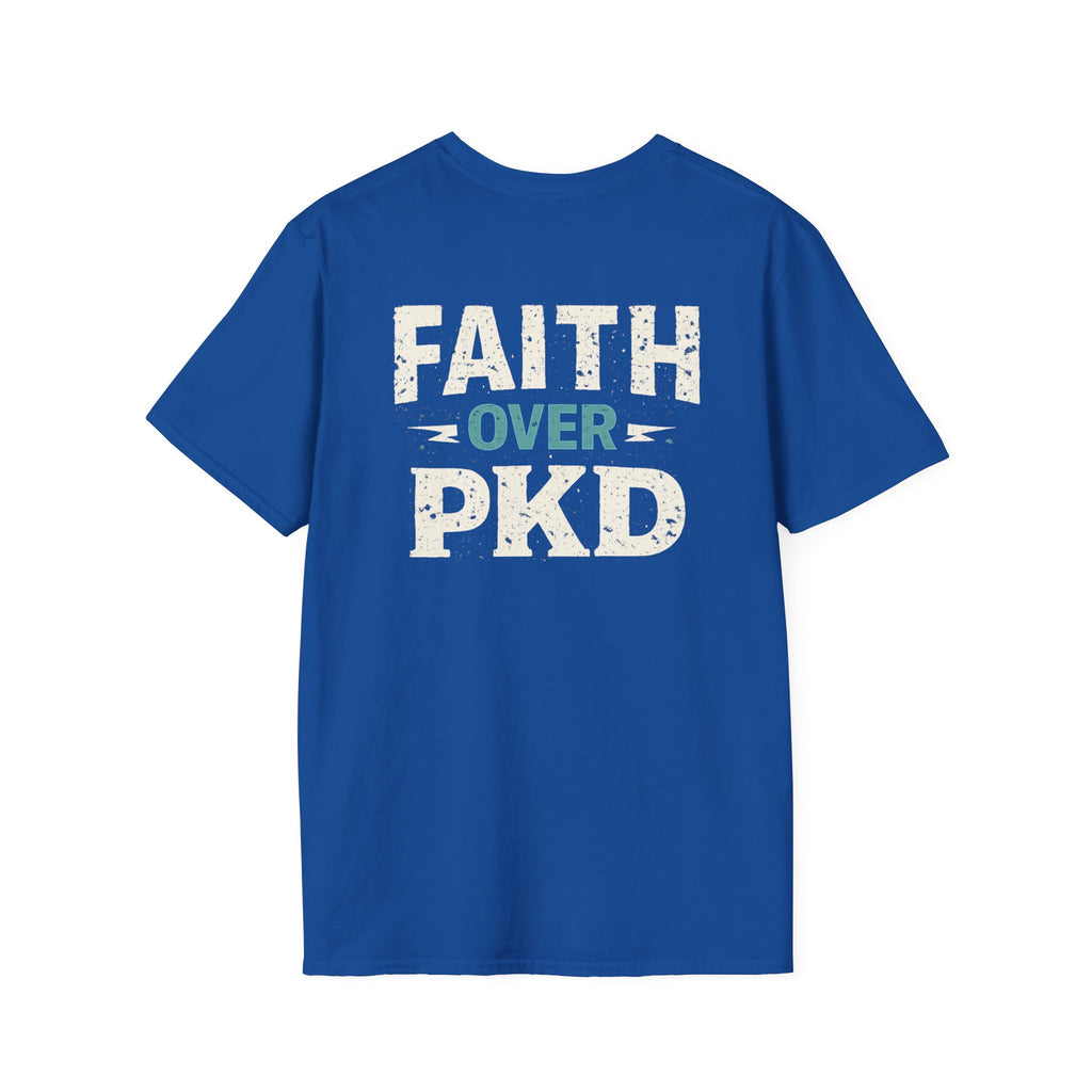 Faith Over PKD T-Shirt — Polycystic Kidney Disease Awareness Tee