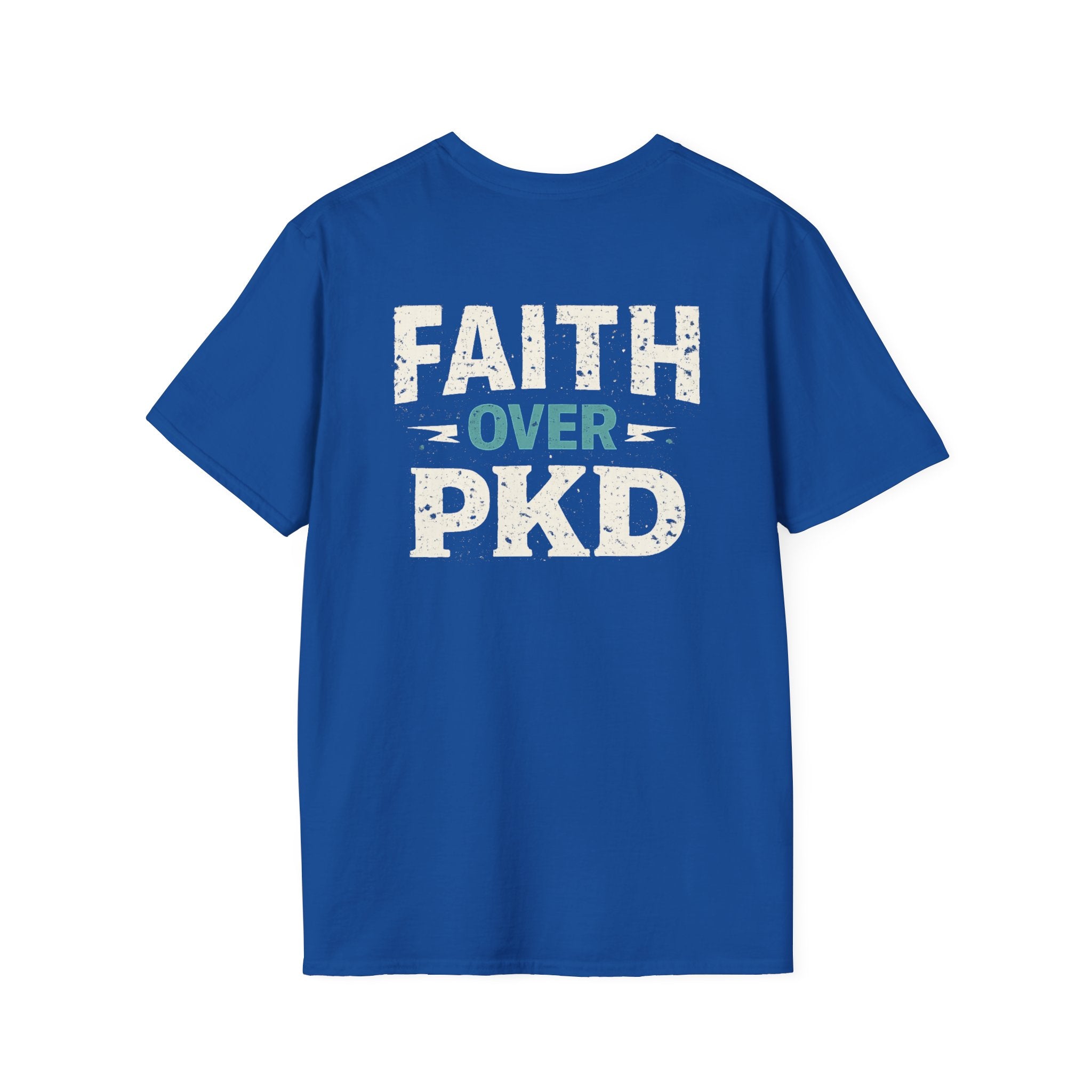 Faith Over PKD T-Shirt — Polycystic Kidney Disease Awareness Tee
