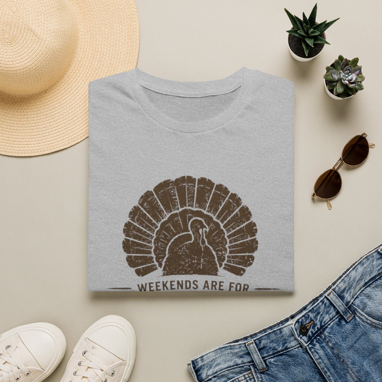 Weekends Are for Gobblers T-Shirt — Vintage Turkey Tee