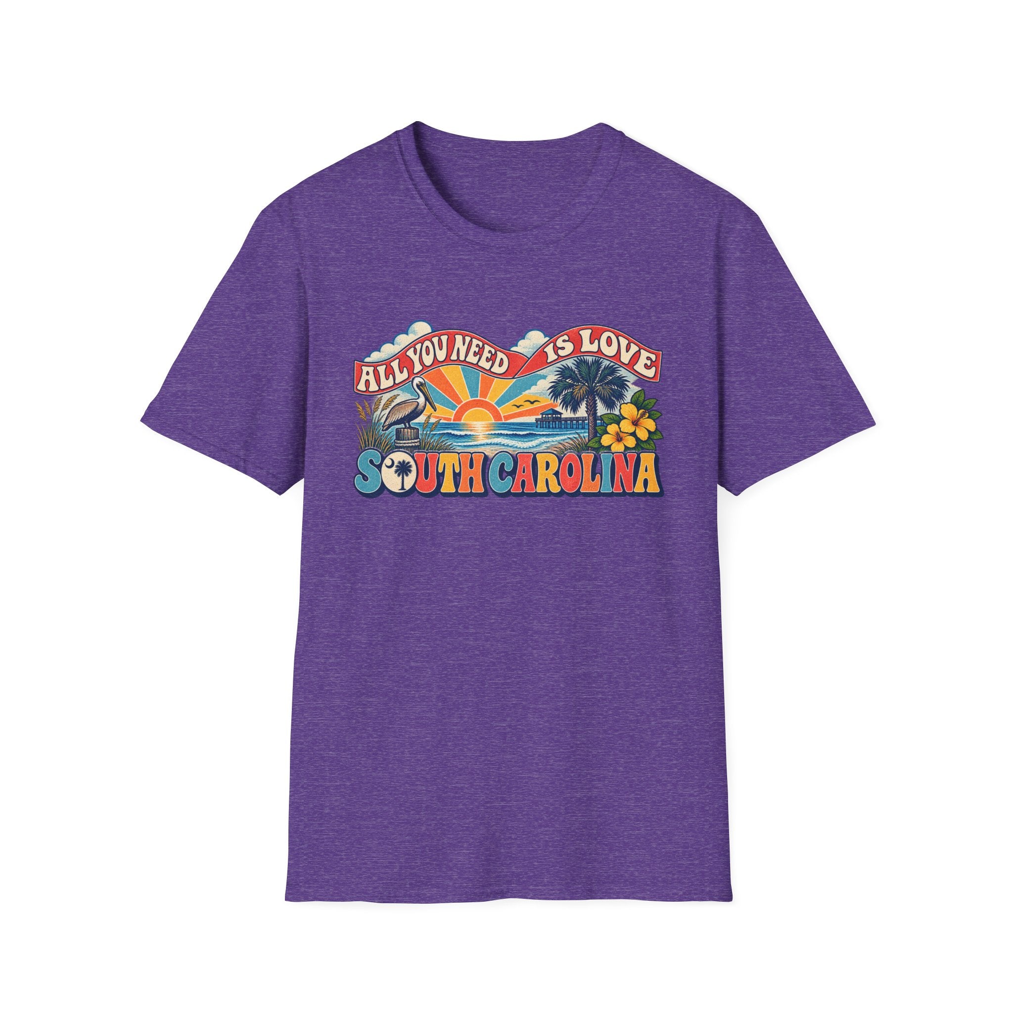 South Carolina Retro 'All You Need Is Love' T-Shirt