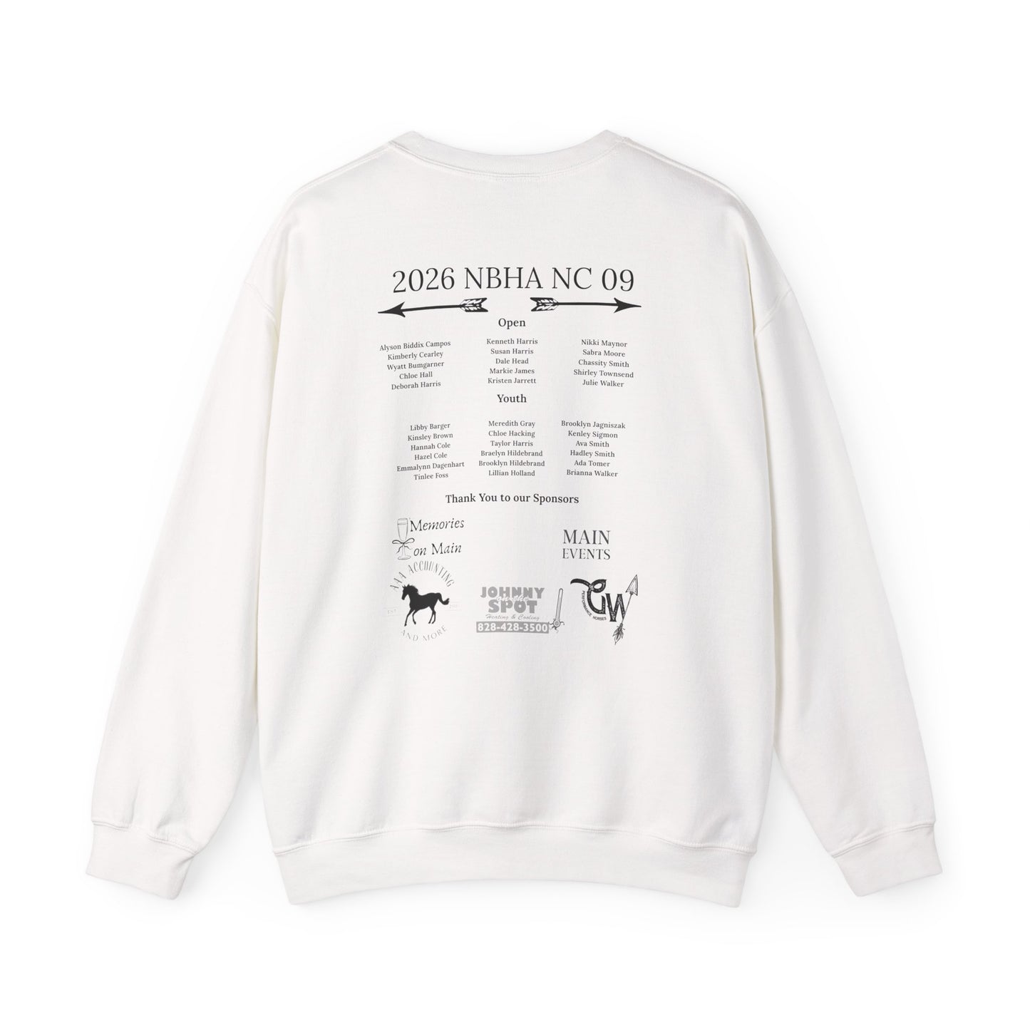 Crewneck Sweatshirt - 2026 NBHA NC 09