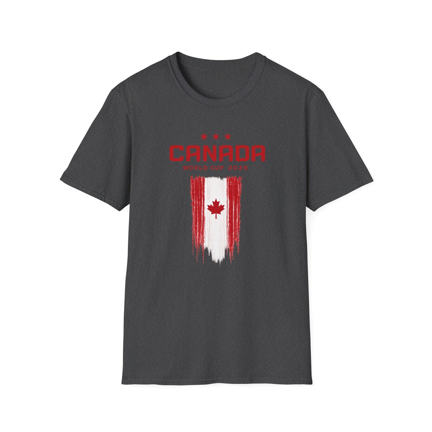 Canada World Cup 2026 T‑Shirt – Distressed Maple Flag Soccer Fan Tee