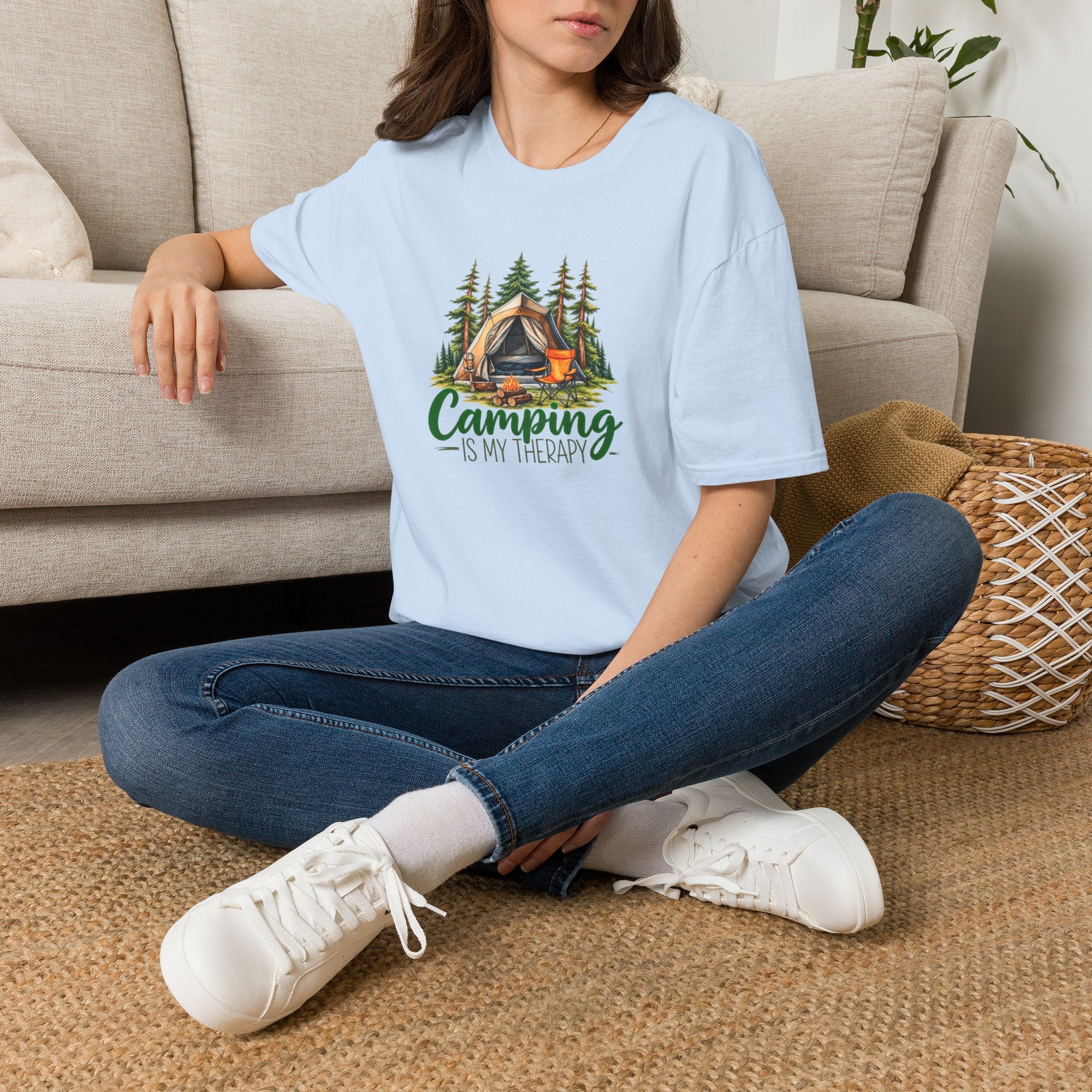Camping Is My Therapy – Camping T-Shirt