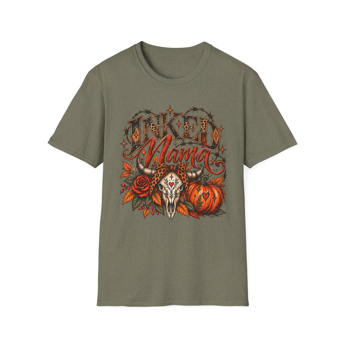 Inked Mama Autumn Western Tee