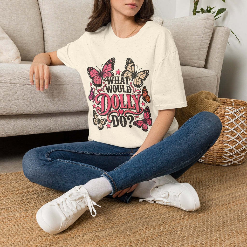 What Would Dolly Do? Butterfly Graphic Tee