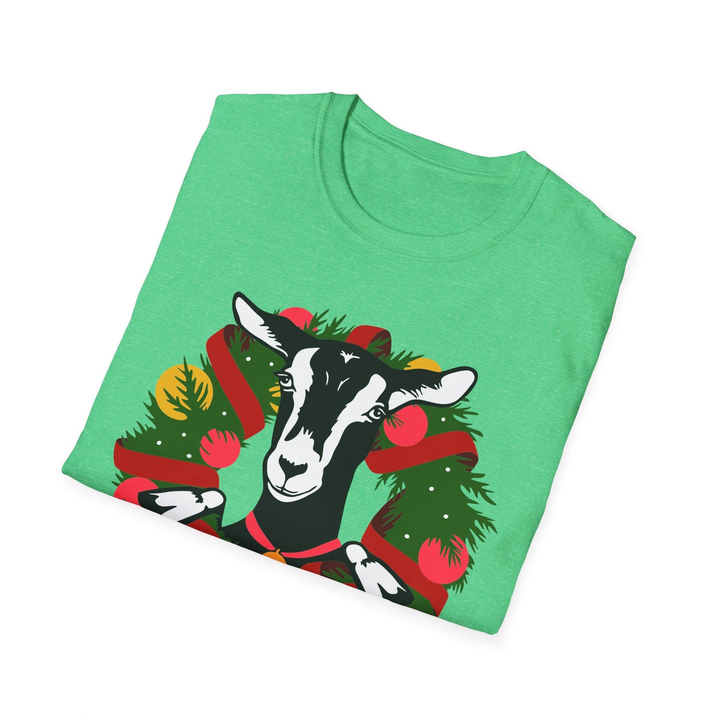 Goat Wreath - Unisex Softstyle T-Shirt