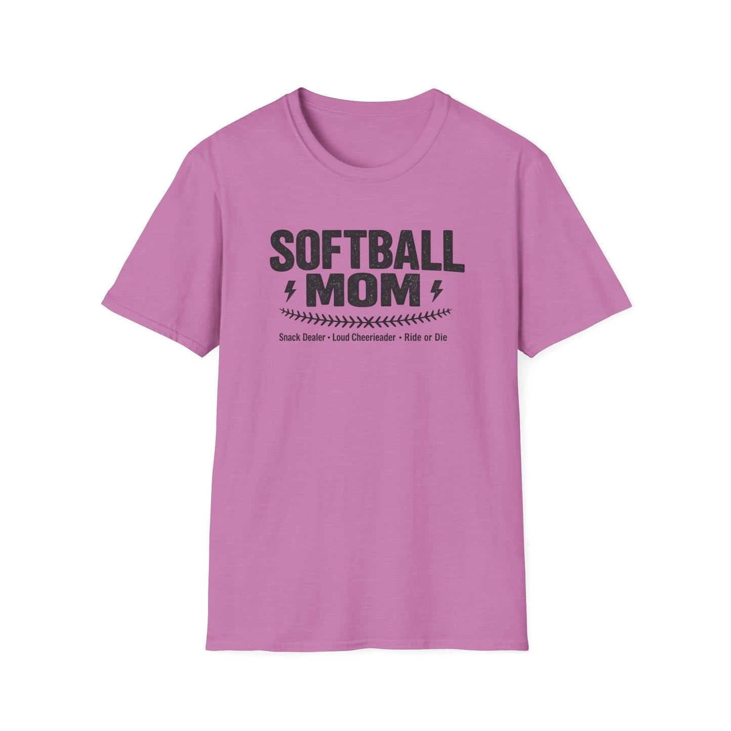 Softball Mom T-Shirt – Proud Softball Mom Tee (Coach, Team Mom Gift)