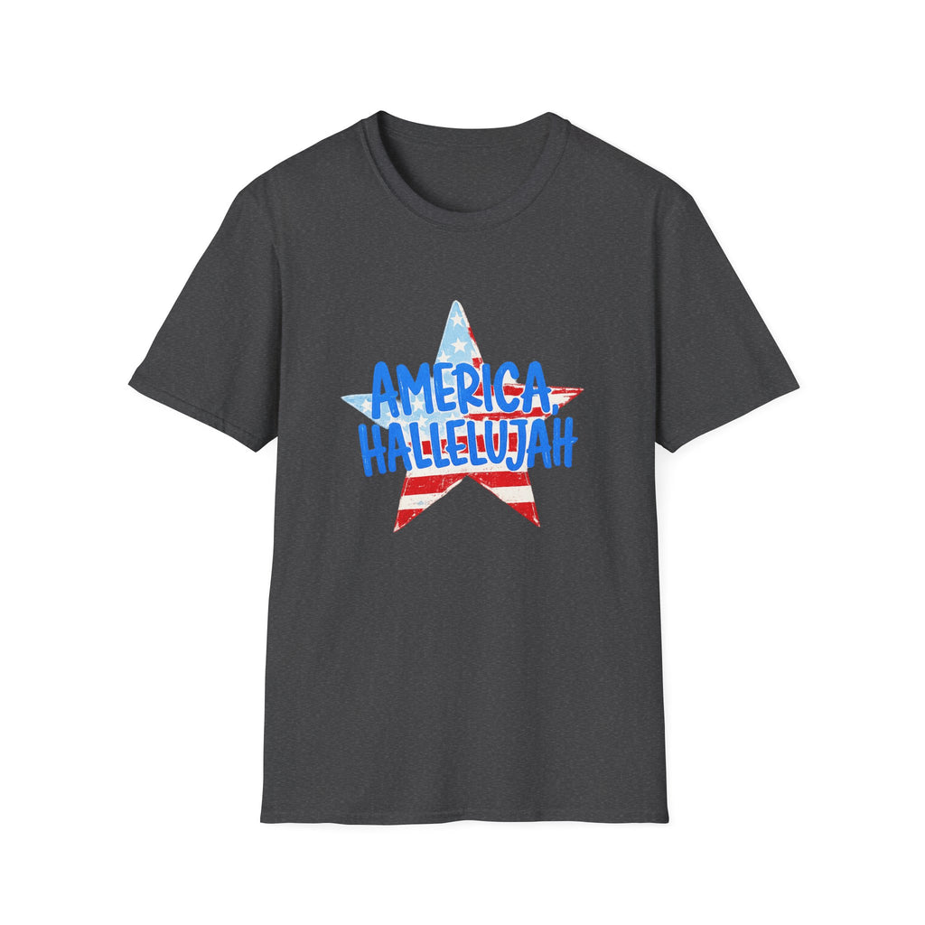 America Hallelujah T-Shirt — Patriotic Star Tee