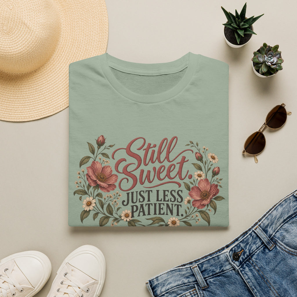 Still Sweet, Just Less Patient – Floral Softstyle Tee