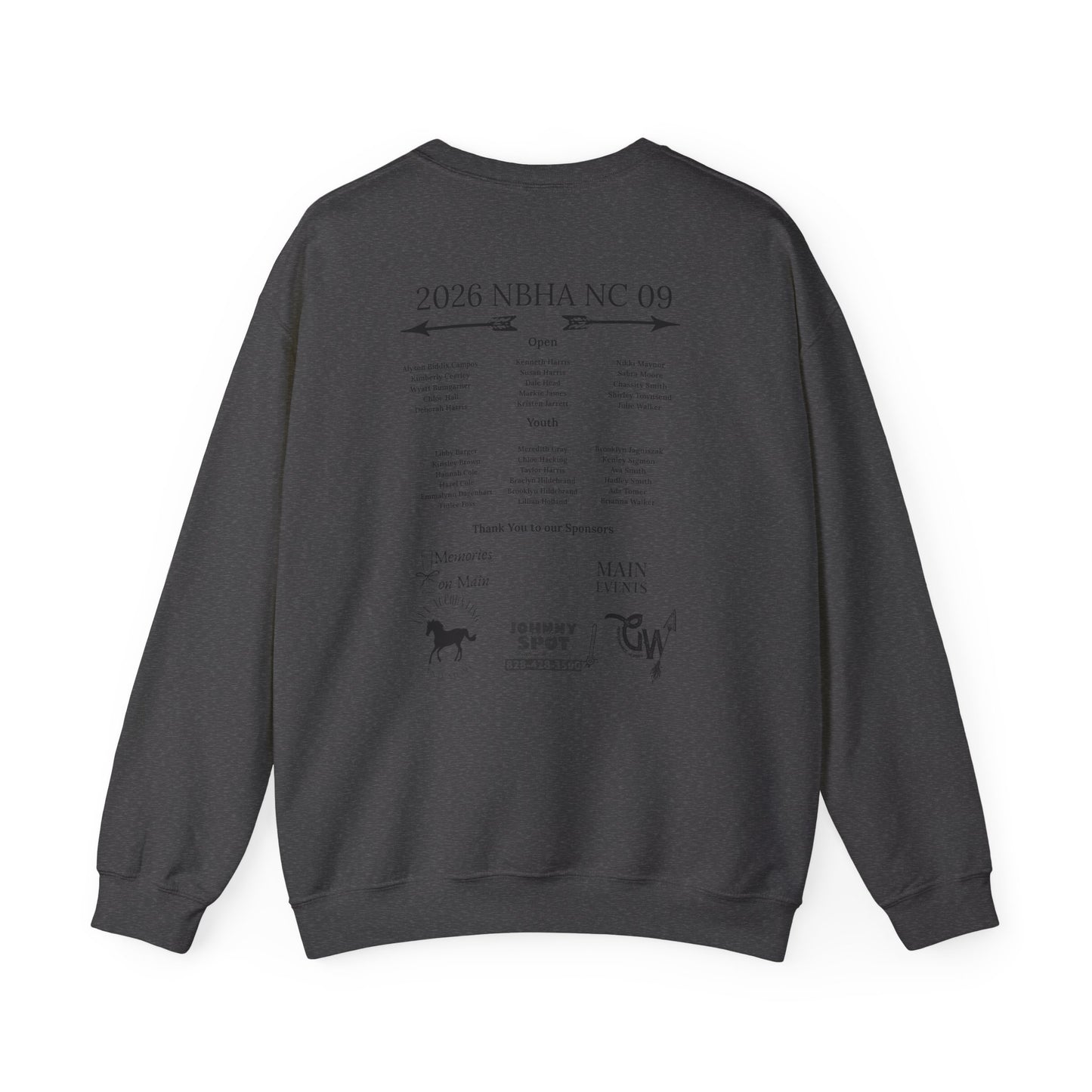 Crewneck Sweatshirt - 2026 NBHA NC 09