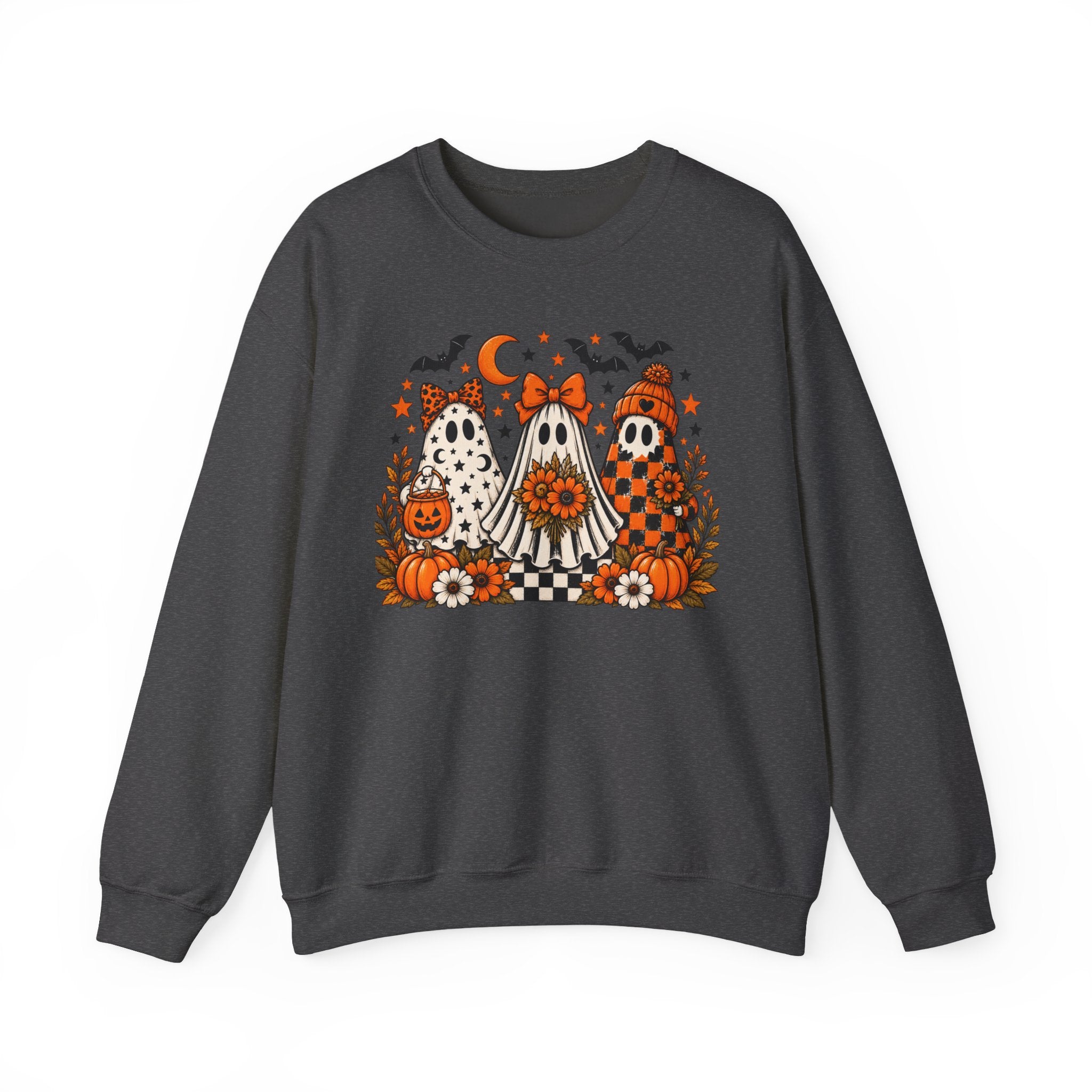 Cute Halloween Ghosts Crewneck Sweatshirt
