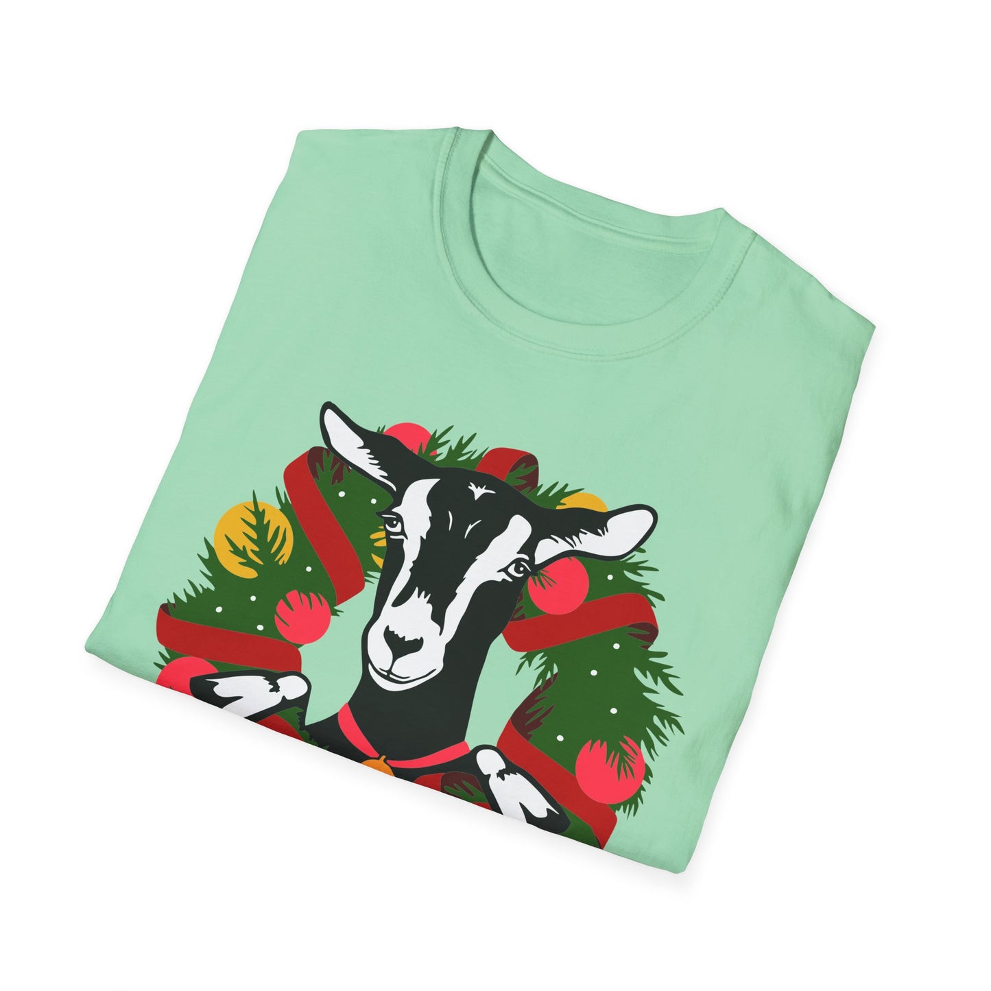 Goat Wreath - Unisex Softstyle T-Shirt