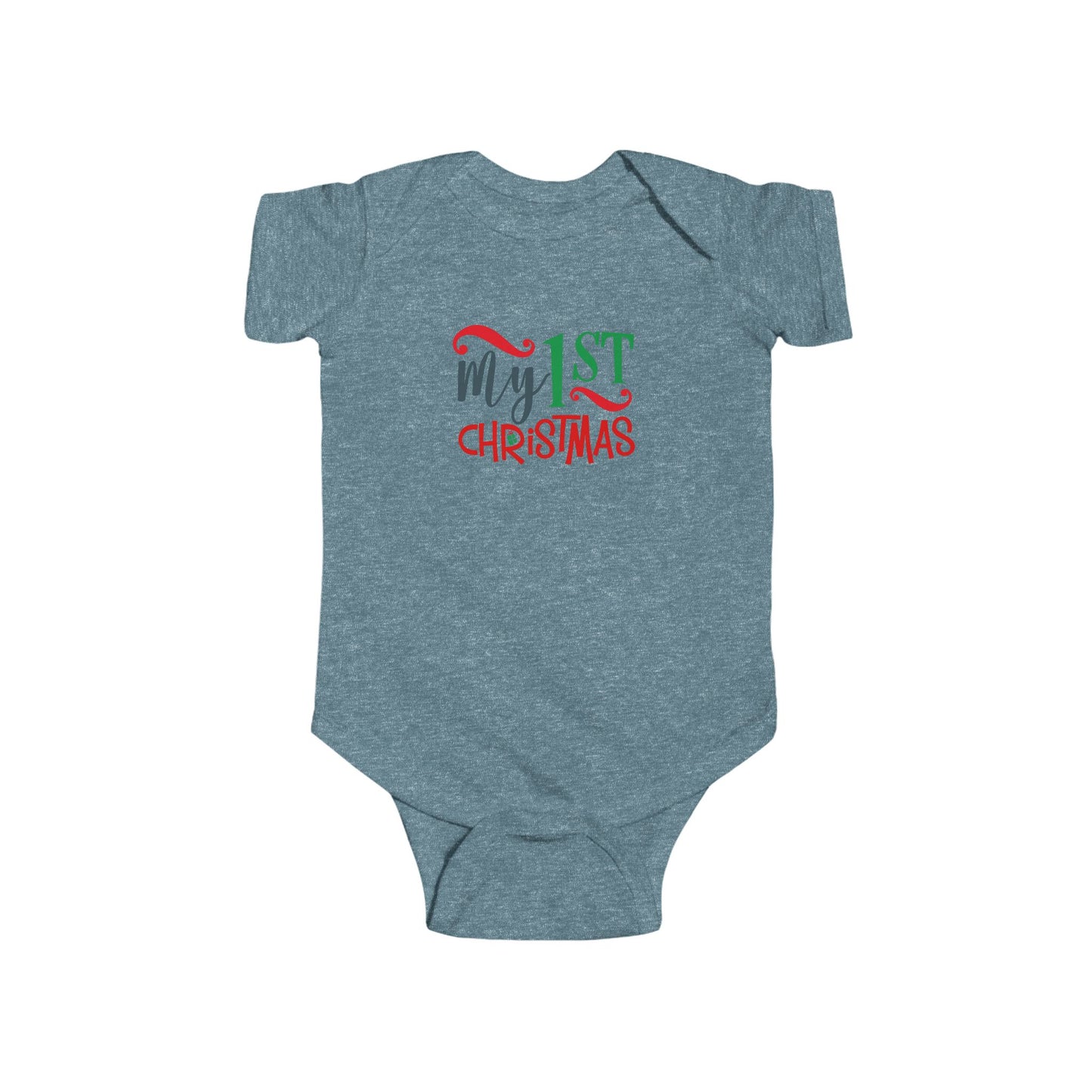 My 1st Christmas Infant Bodysuit - Baby First Christmas Onesie