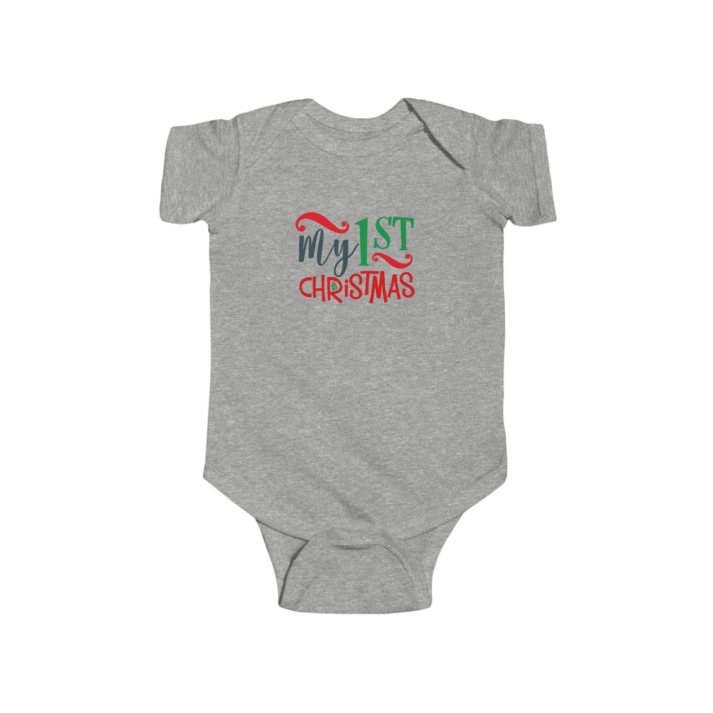 My 1st Christmas Infant Bodysuit - Baby First Christmas Onesie