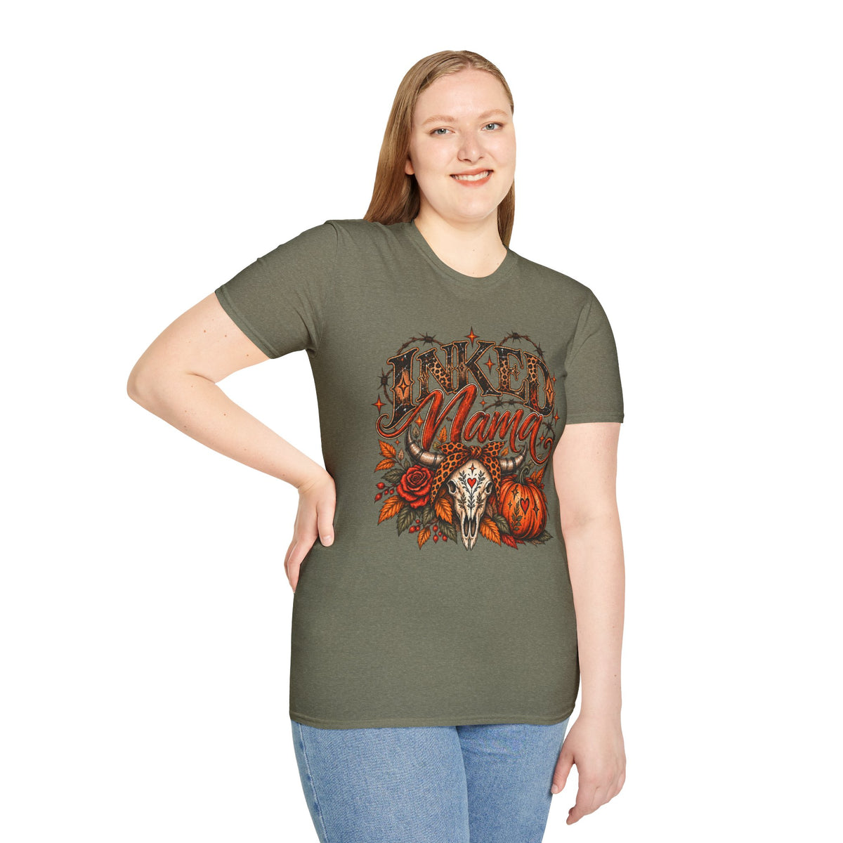 Inked Mama Autumn Western Tee