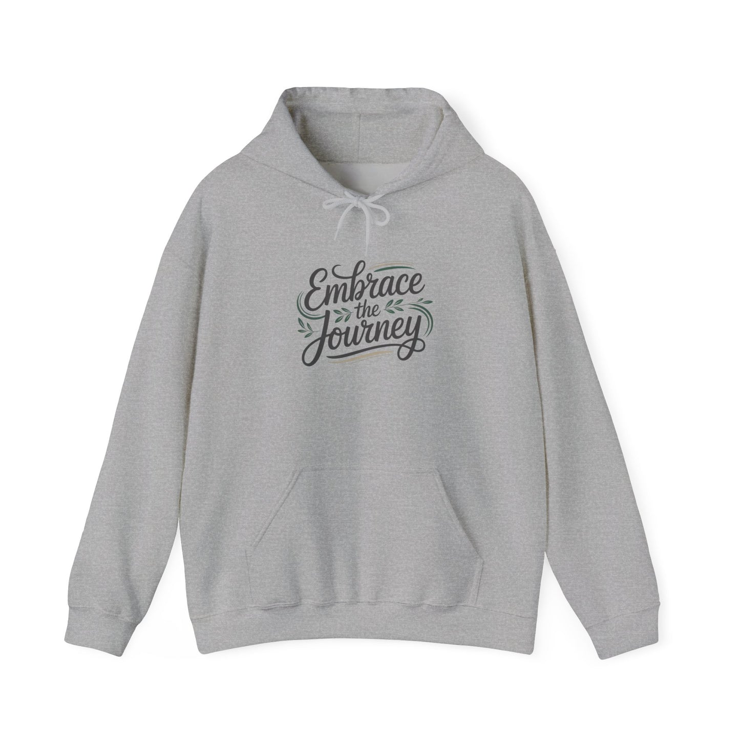 Embrace the Journey hoodie | hand-lettered minimalist quote, script typography