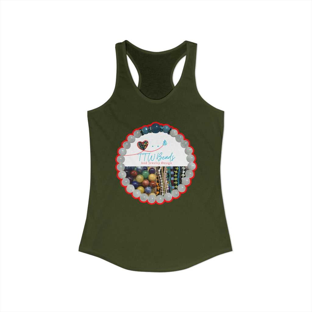 Women's Ideal Racerback Tank TTW GOULD