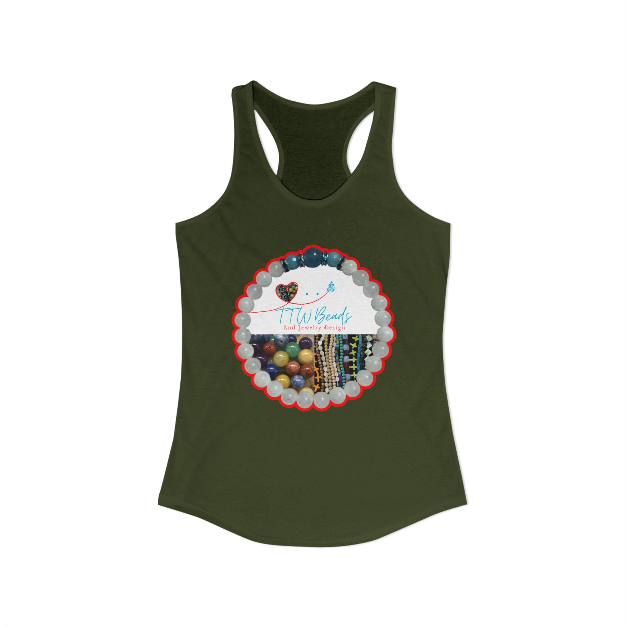 Women's Ideal Racerback Tank TTW GOULD